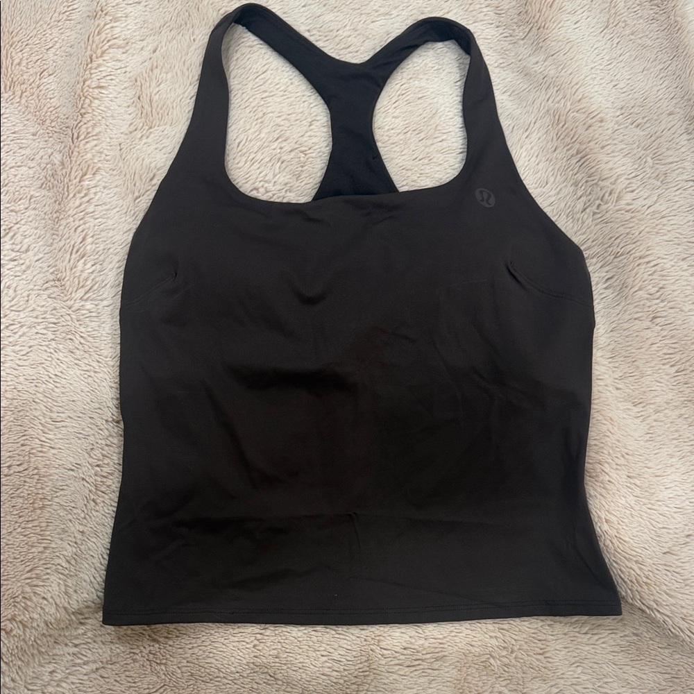 Lululemon Mocha Racerback Tank Top